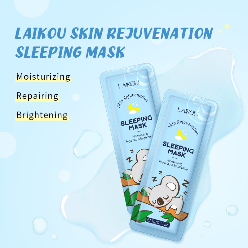 3334c59f97d22d040ca87597bc557a51 Laikou Sleeping Mask – Skin rejuvenation – Moisturizing repair and bright – 3g -5pcs