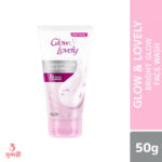 Glow & Lovely Bright Glow Facewash 50gm Glow & Lovely Bright Glow Facewash is a gentle yet effective cleanser that removes dirt, oil, and impurities, leaving your skin fresh and radiant. Enriched with Vitamin B3, Vitamin C, and Glycerin, this facewash helps brighten the skin while keeping it soft and hydrated. Benefits: Deeply cleanses to remove dirt, excess oil, and pollution. Brightens skin for a fresh and glowing look. Helps reduce dullness and evens out skin tone. Keeps skin soft and hydrated without drying it out. Gentle formula suitable for daily use. How to Use: Wet Your Face: Splash water on your face to moisten the skin. Apply a Small Amount: Take a pea-sized amount of the facewash on your palm. Massage Gently: Work into a lather and massage onto your face in circular motions. Rinse Off: Wash thoroughly with water and pat your face dry. Use Twice Daily: For best results, use every morning and evening. Ingredients: Water-based formula with Vitamin B3 and Vitamin C to brighten skin. Glycerin helps maintain moisture and prevents dryness. Mild cleansing agents effectively remove dirt and impurities.