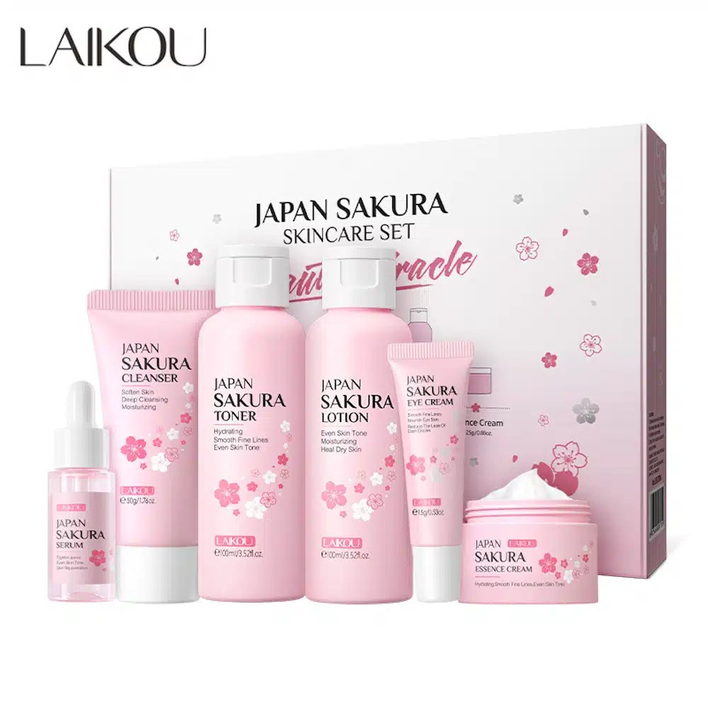 Laikou-Japan-Sakura-Skin-Care-Set-6pcs