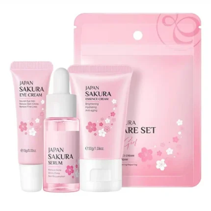 Laikou Japan Sakura Skincare Set – 3pcs