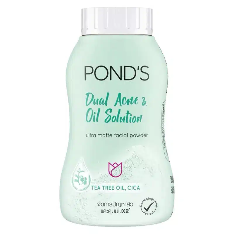 Pond’s Dual Acne & Oil Solution Powder 50gm (Thailand) Pond’s Dual Acne & Oil Solution Powder 50gm (Thailand)