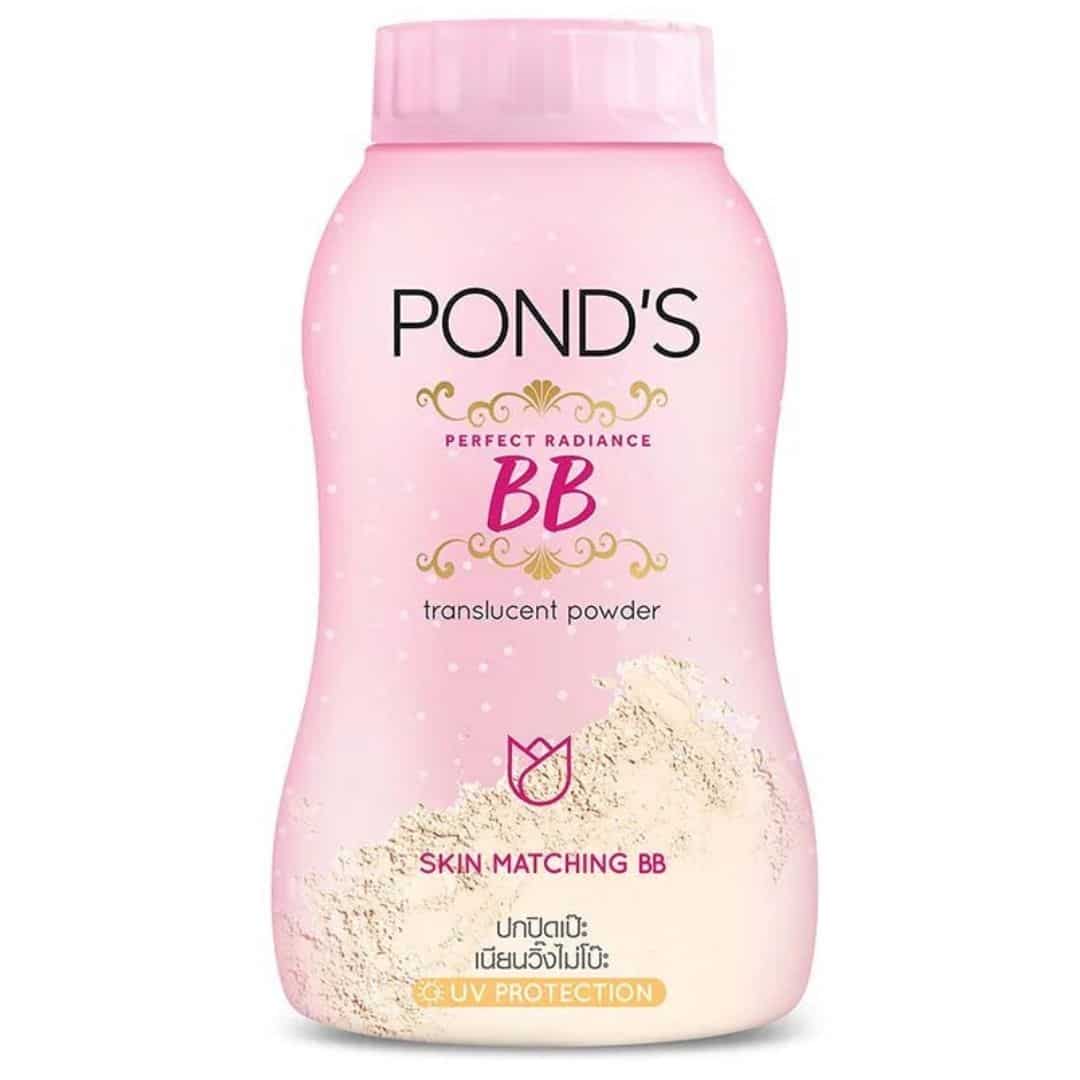Ponds-Magic-BB-Powder Ponds Magic BB Powder – 50gm Ponds perfect radiance bb translucent powder can brighten the skin and avoid the skin getting greasy. When you have MAGIC POWDER BB, it is not a dream to create a translucent skin with a healthy glow in summer. Product Features: It is waterproof that can oil-control in effect. At the same time, it can boost skin luster and provide sun protection to the skin all the time. Thin texture reduces the burden to the skin. With a light floral scent, it brings you a comfortable makeup feeling all day long. Made in Thailand