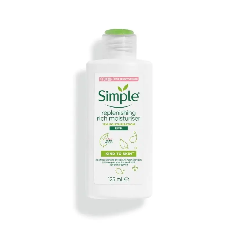 Simple-Kind-to-Skin-Replenishing-Rich-Moisturiser-125ml Simple Kind to Skin Replenishing Rich Moisturiser – 125ml