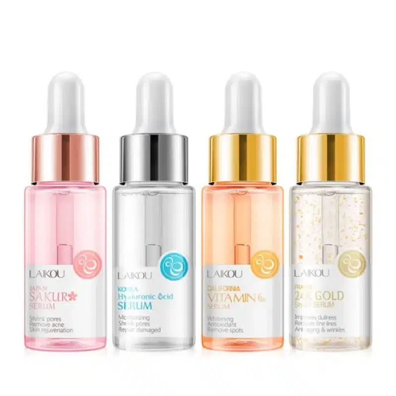 Laikou Serum Laikou Serum for Face Skincare 4 Pcs Bundle Laikou Serum Laikou Serum for Face Skincare 4 Pcs Bundle