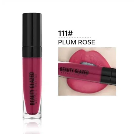 Beauty Glazed Matte Lipstick – Plum Rose 111