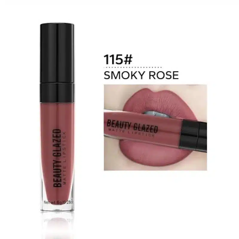 Beauty Glazed Matte Lipstick – Smoky Rose 115