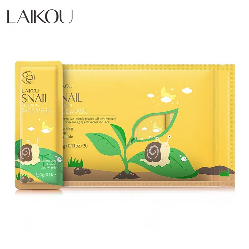 Laikou Snail Sleeping Mask -3gm -20pcs