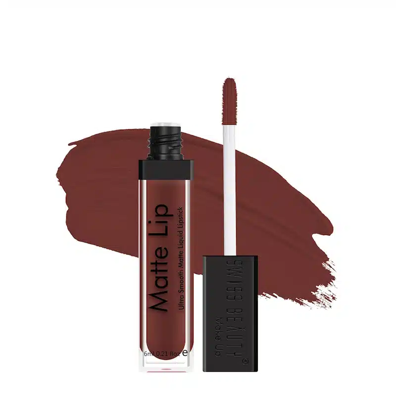 Swiss-Beauty-Matte-Liquid-Lipstick-Deep-Maroon-19