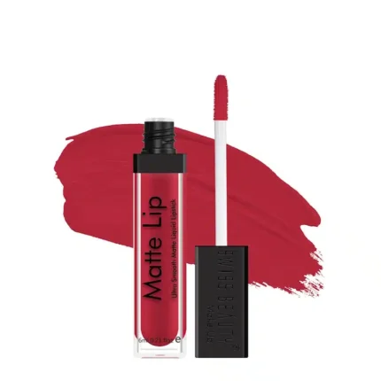 Swiss Beauty Matte Liquid Lipstick Hot Red 01