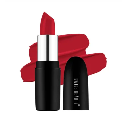 Swiss Beauty Pure Matte Lipstick Russian Red 201