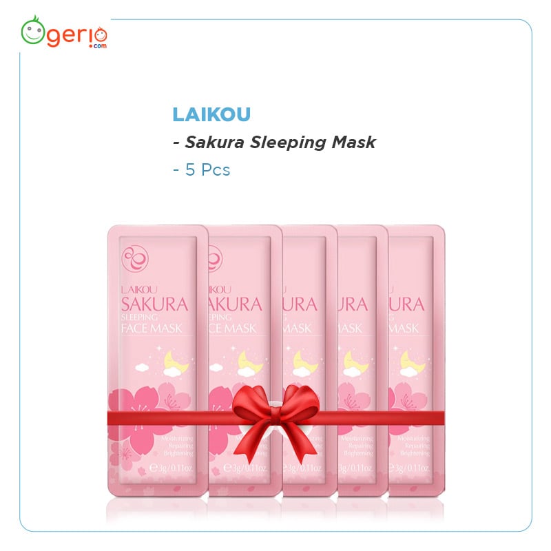 LAIKOU Sakura Sleeping Mask 3gm – 5pcs