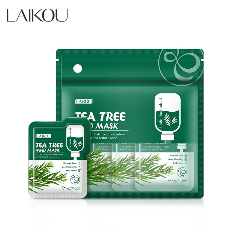 LAIKOU Tea Tree Mud Mask 5gm – 12pcs