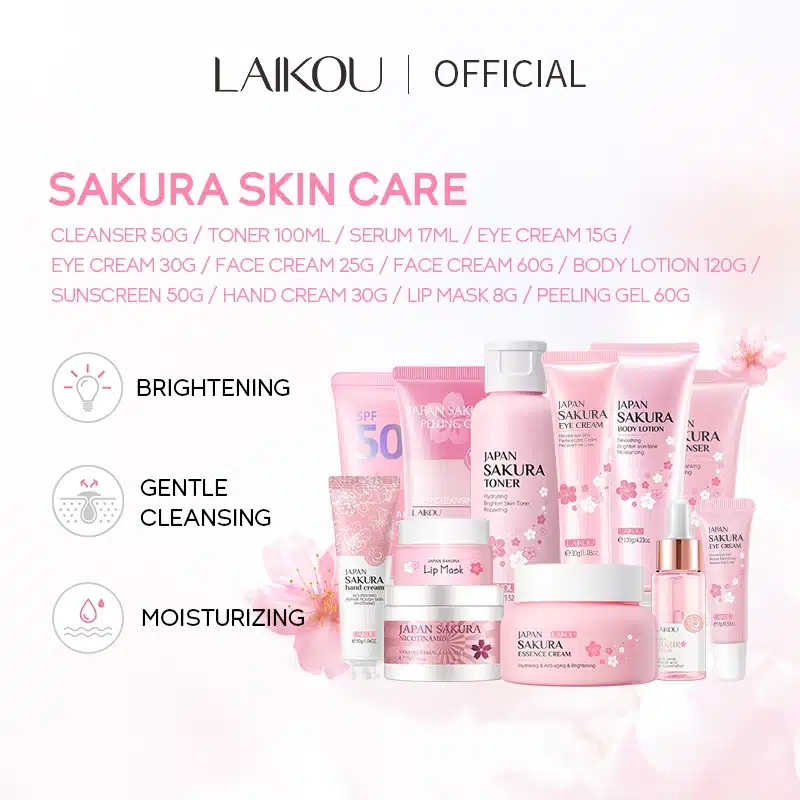 Laikou Sakura Skin Care Series ( You Can Make Your Combo )